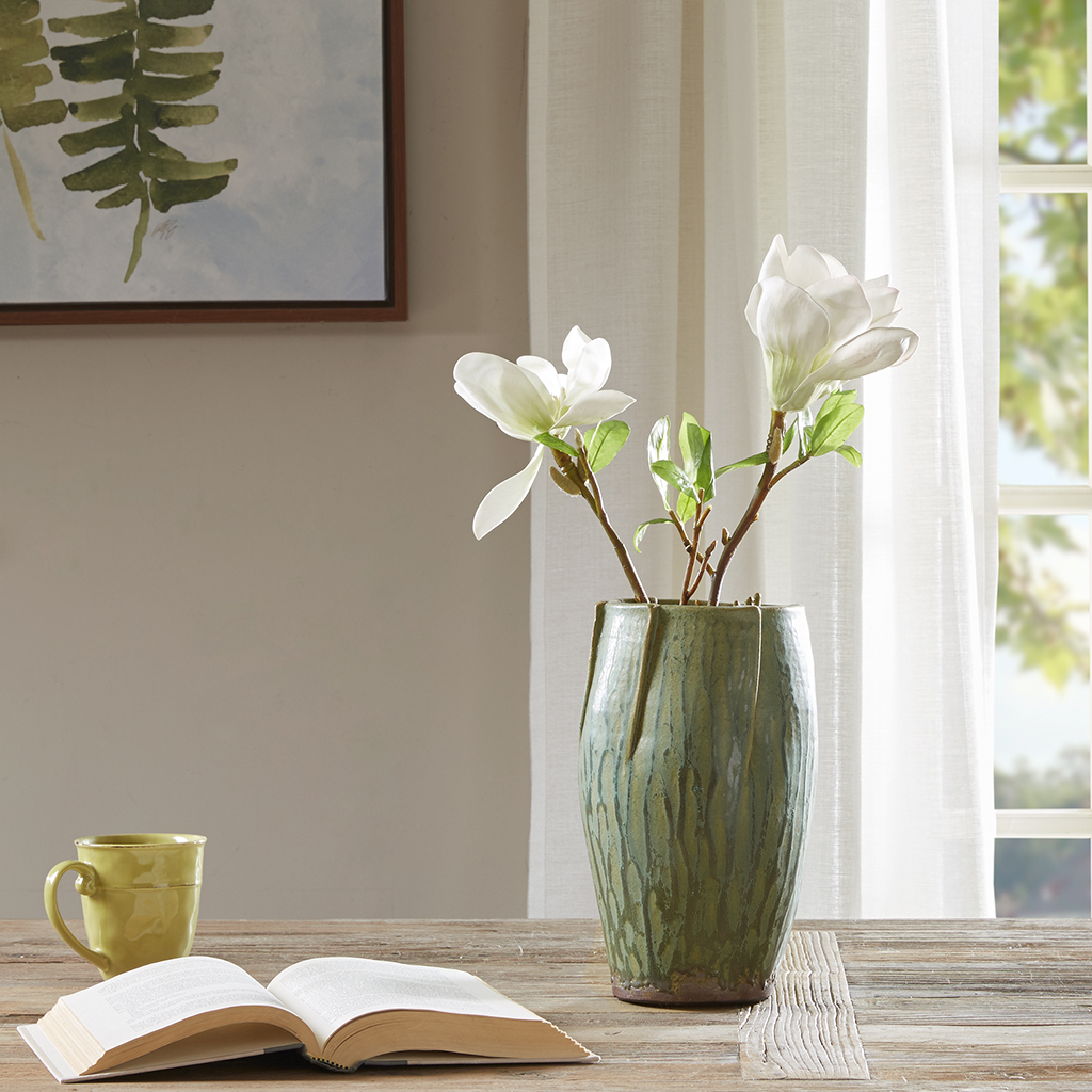 

Madison Park - Tuscan Handmade Ceramic Vase - Green - Medium