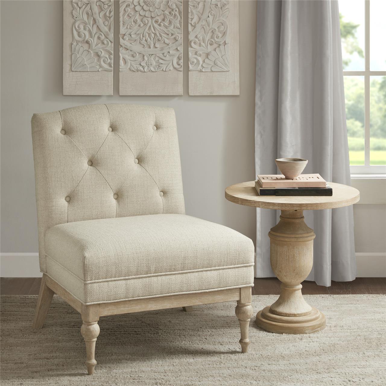 

Madison Park - Reyi Accent Chair - Beige - See below