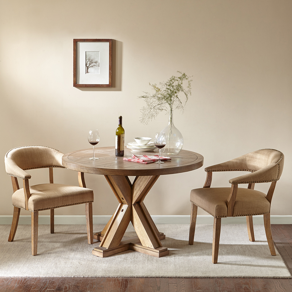 

Madison Park - Xavier Round Dining Table - Natural - See below