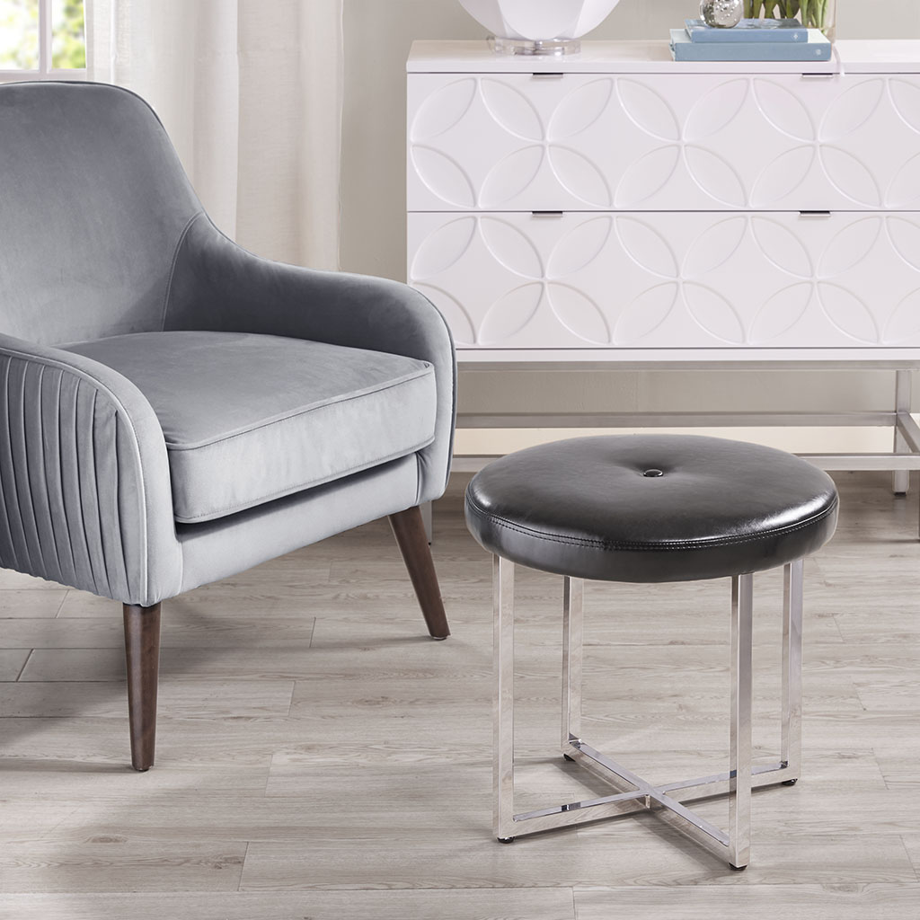 

Madison Park - Fenton Ottoman - Black - See below