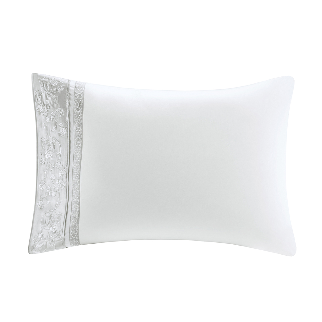

Natori - Madame Ning Standard Pillowcases - Grey - Standard Case
