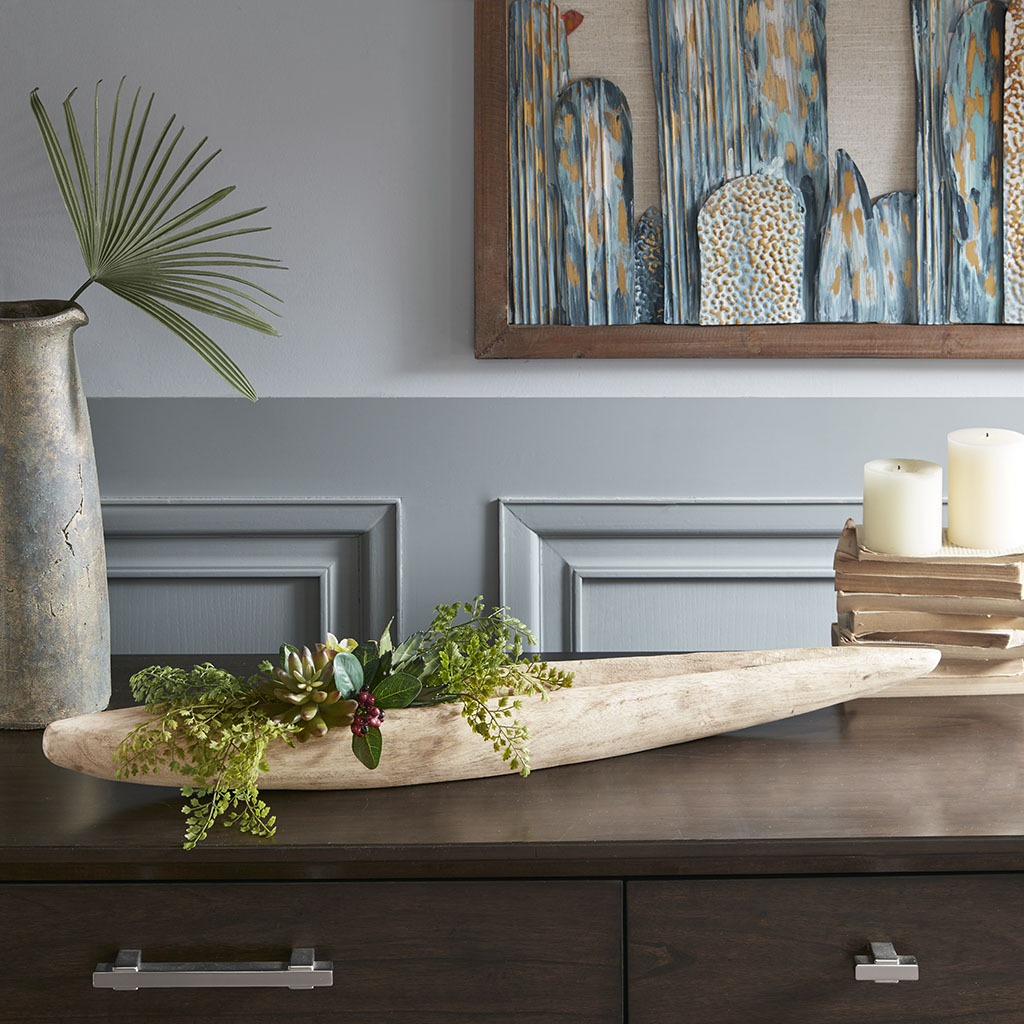 

Madison Park - Astin Wood Tray - Brown - See below