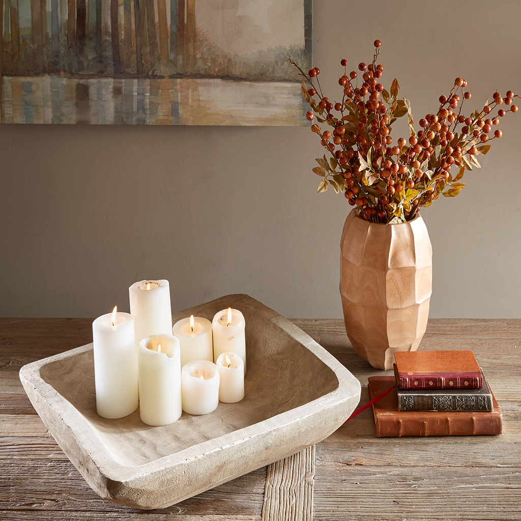 

Madison Park - Ludlow Natural Wood Decor - Grey Wash - Bowl