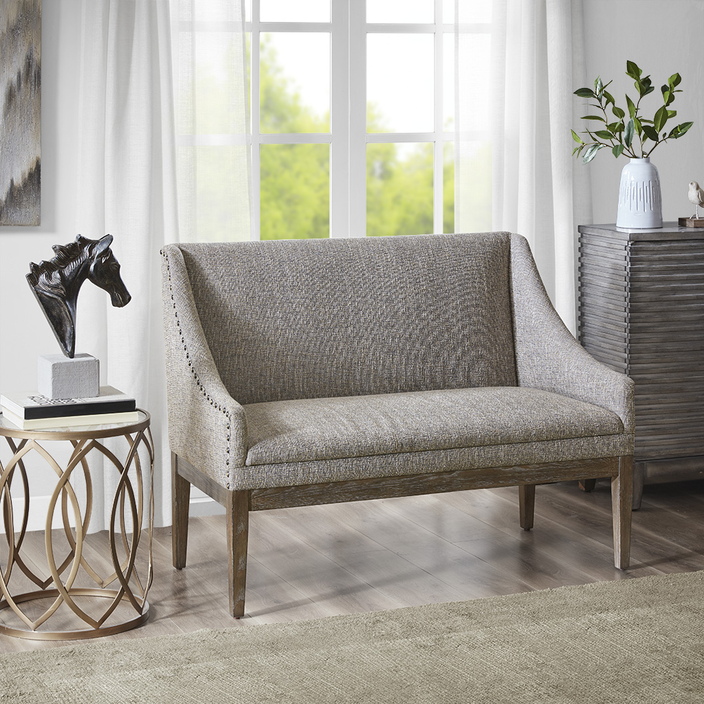 

Madison Park - Ulta Settee - Black/Gold - See below