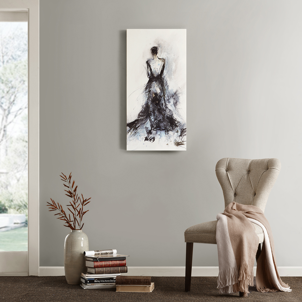 

Madison Park - Belle of the Ball Printed Canvas With Gel Coat - White - See below