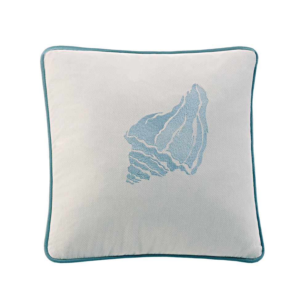 

Harbor House - Coastline Decorative Pillow - Ivory - 16x16''