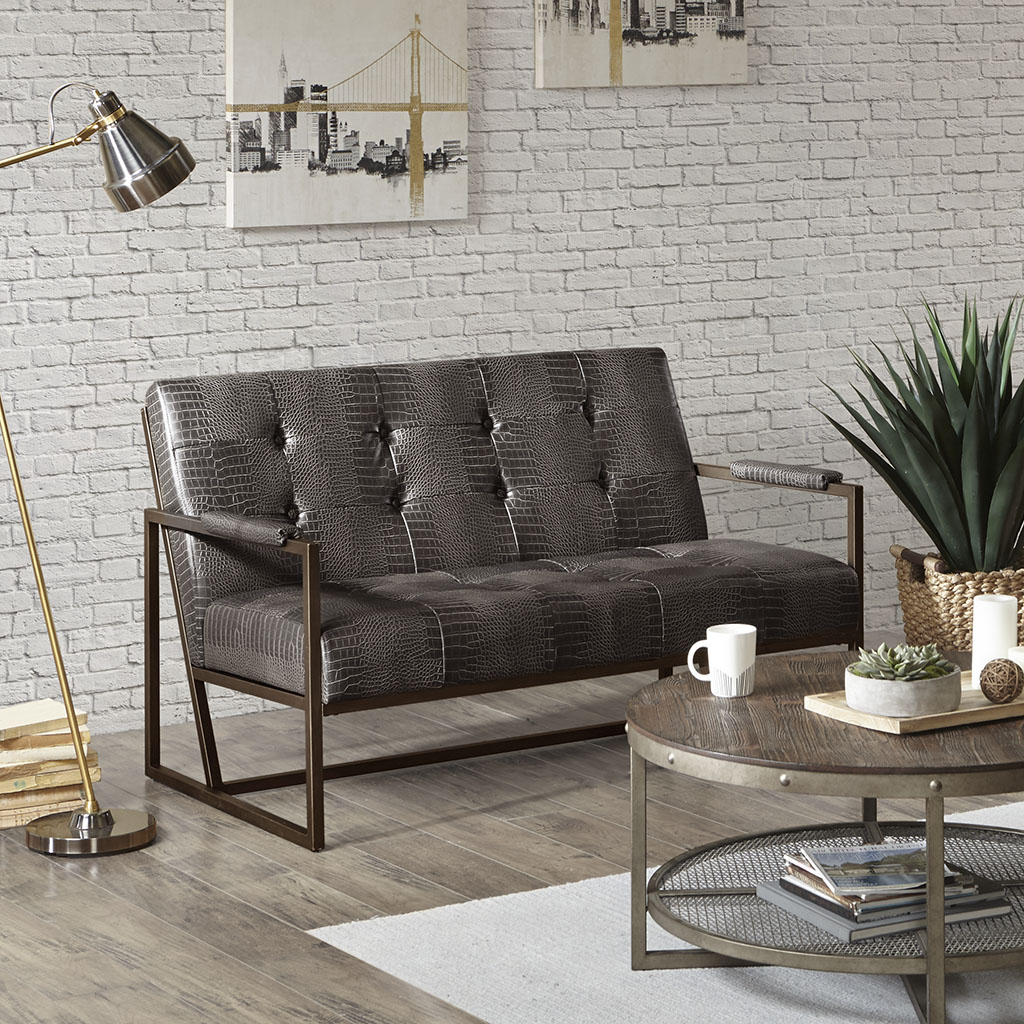 

INK+IVY - Waldorf Loveseat - Chocolate - See below
