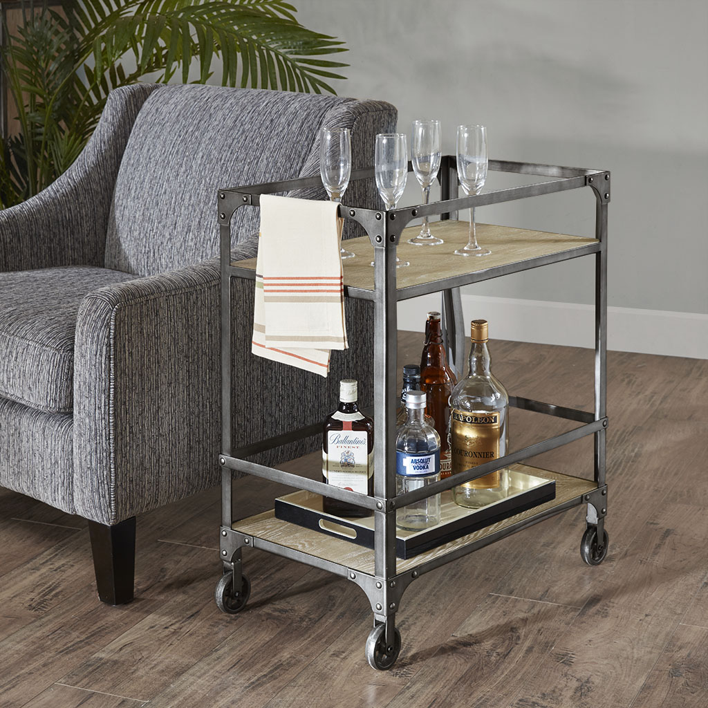 

Madison Park - Cirque Bar Cart - Natural - See below