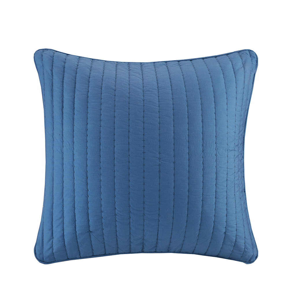 

INK+IVY - Camila Quilted Euro Sham - Teal - Euro Sham