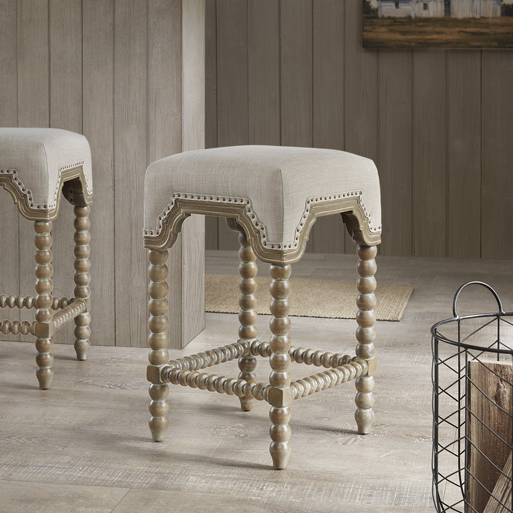 

Madison Park - Christine Counterstool - Silver - See below