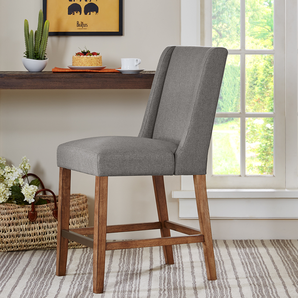 

Madison Park - Brody Wing Counter Stool - Grey - See below