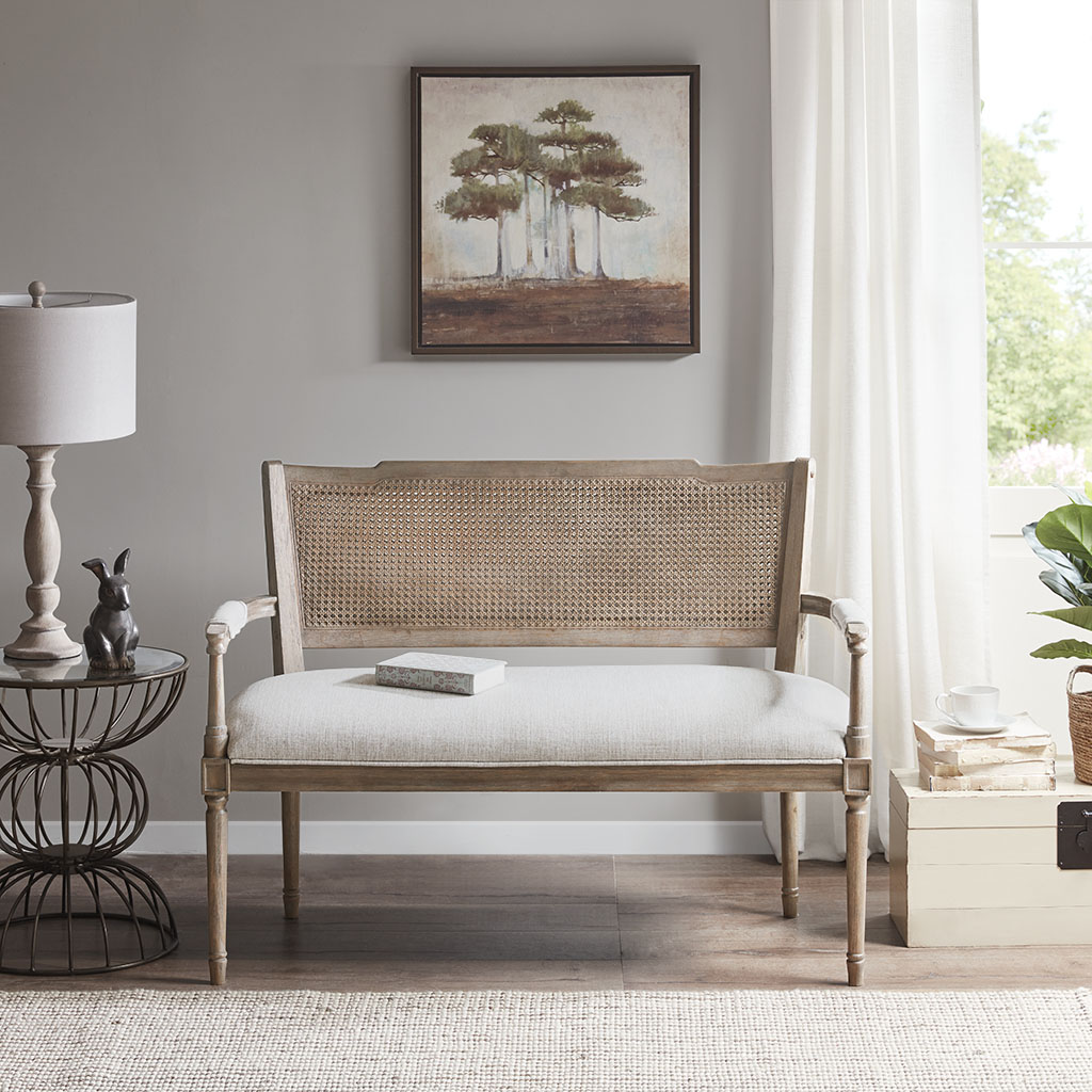 

Madison Park - Willshire Settee - Beige/ Reclaimed Natural - See below