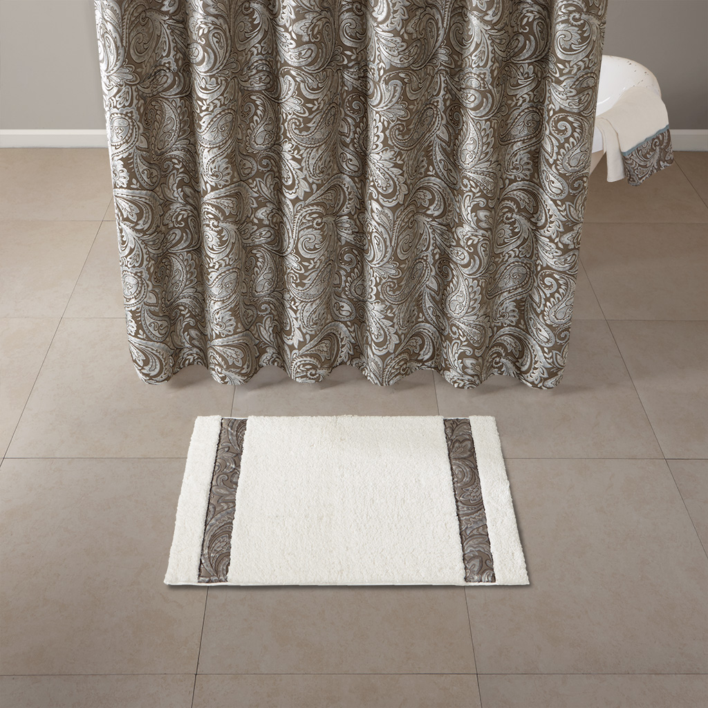 

Madison Park - Aubrey Polyester Tufted Rug - Blue/Ivory - 24x60