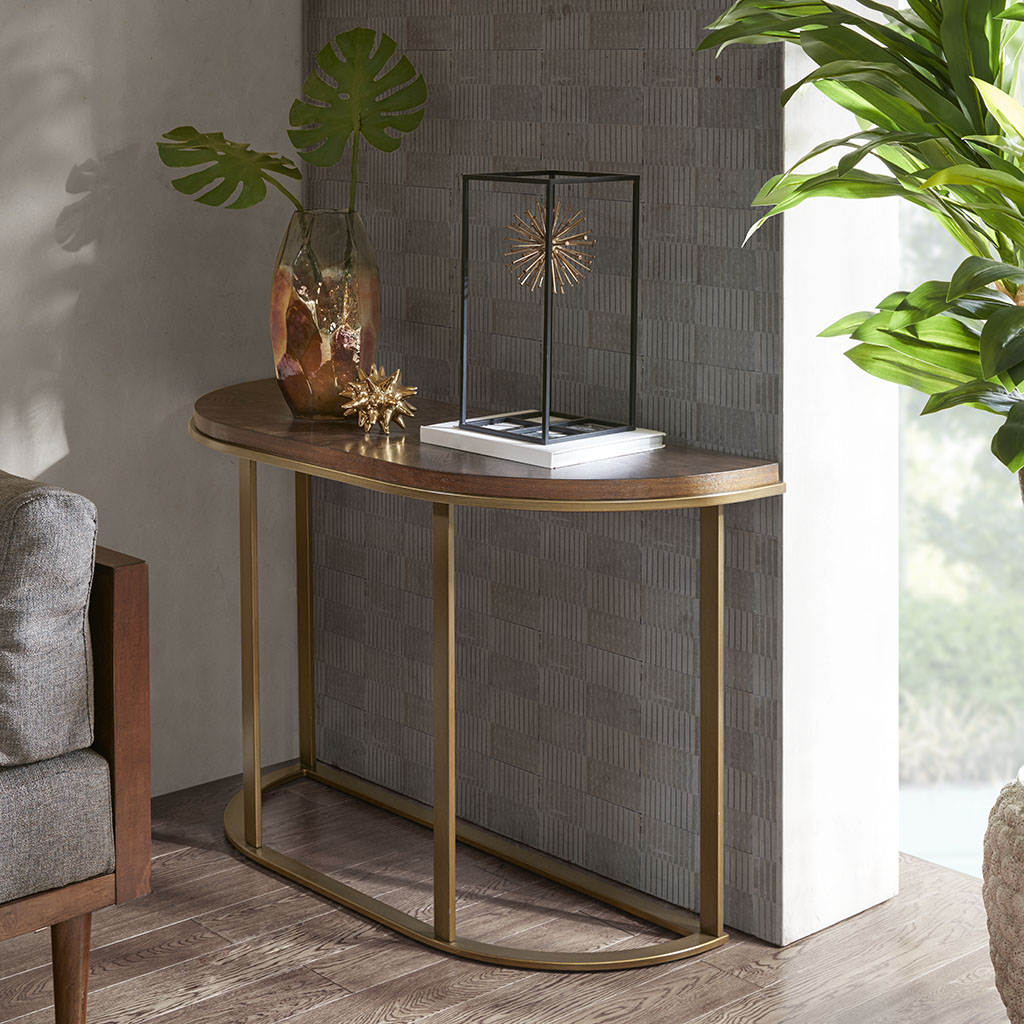 

INK+IVY - Stephan Console Table - Brown - See below