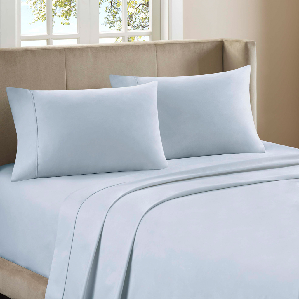 

Premier Comfort - 800TC Sateen Sheet Set Sheet Set - Blue - Cal King