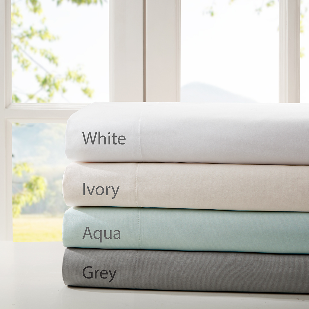 

Sleep Philosophy - Smart Cool Microfiber Sheet Set - Ivory - Full