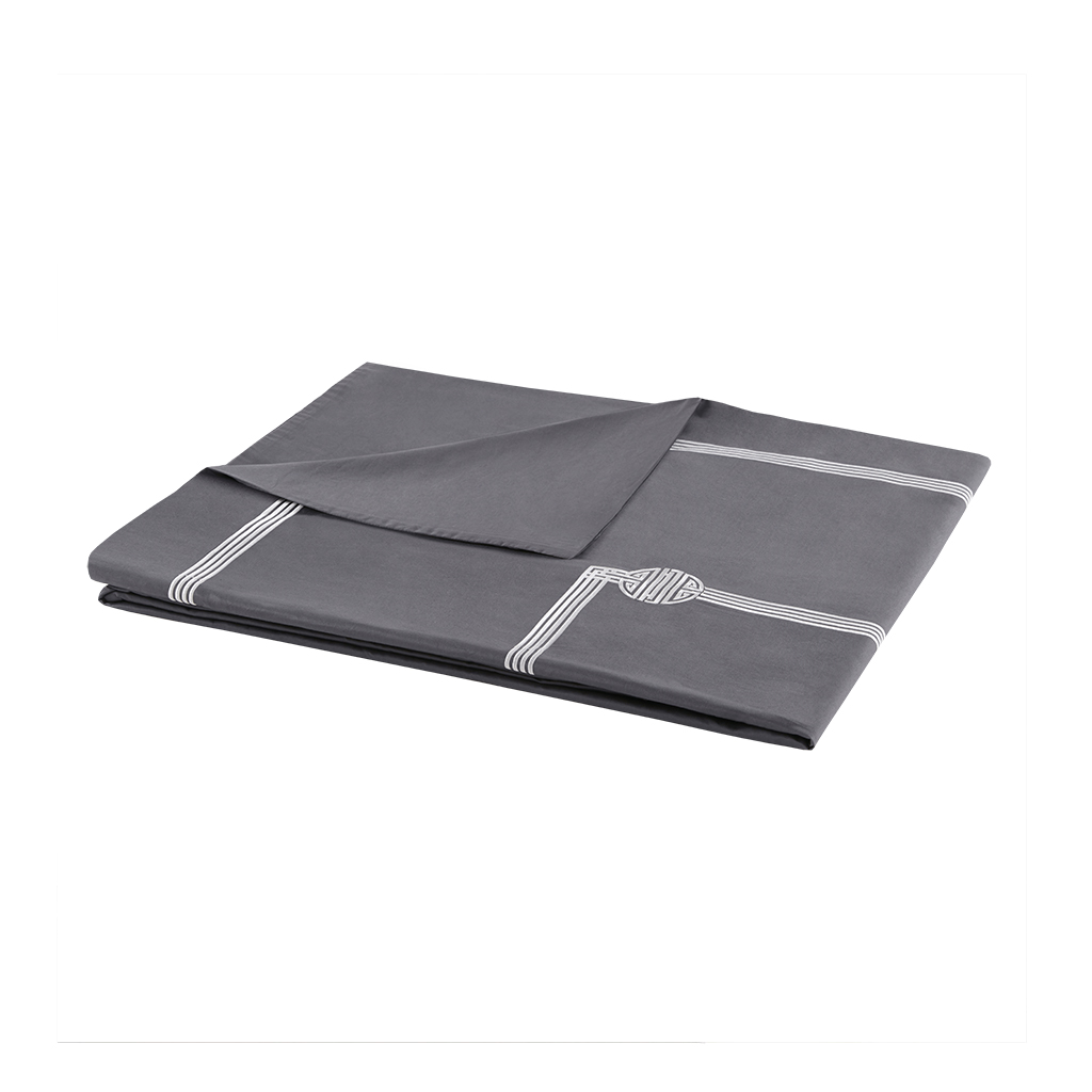 

Natori - Sterling Dragon Cotton Sateen Duvet Cover - Grey - King