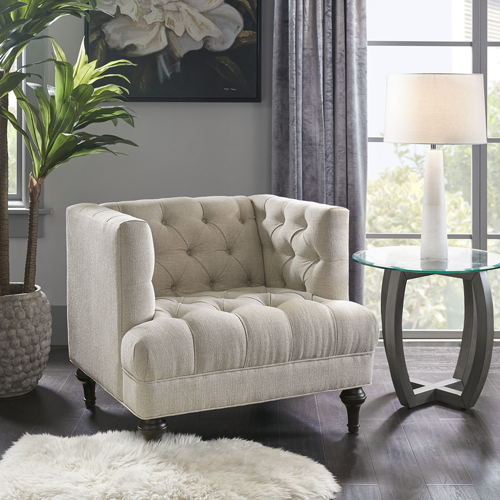 

Madison Park Signature - Chambor Lounge Chair - Natural - See below