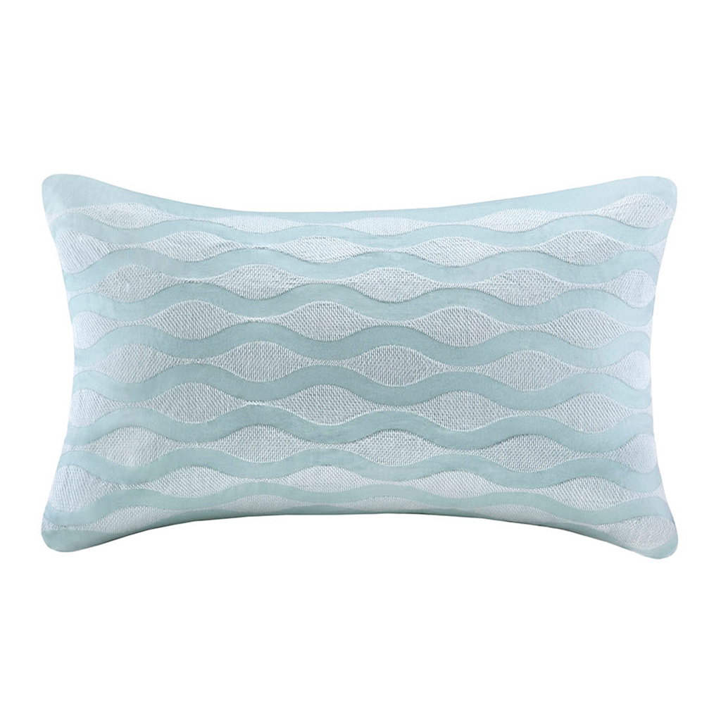 

Harbor House - Maya Bay Oblong Pillow - Blue - 12x20