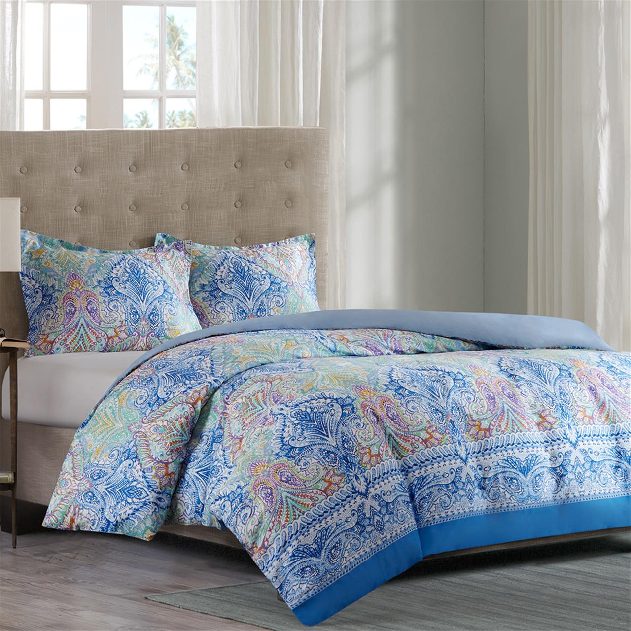 

Echo Design - Painted Paisley Duvet Cover Mini Set - Multi - Full/Queen