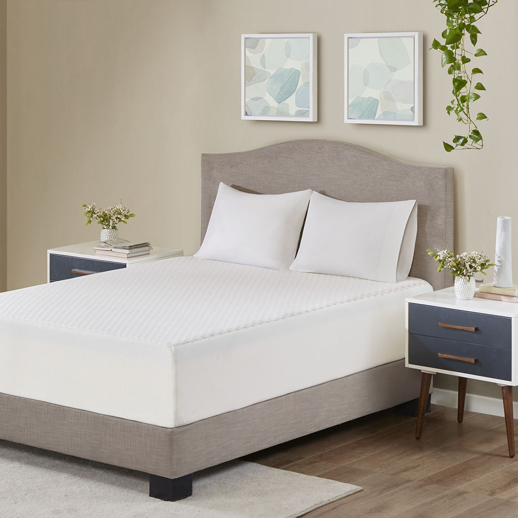 

Flexapedic by Sleep Philosophy - 14" Gel Memory Foam Mattress Maximum Comfort with Removable Knitted Cooling Cover - White - Full