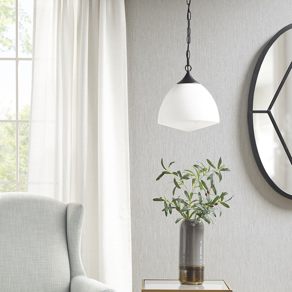 

Martha Stewart - Lyon Pendant - Black/White - See below