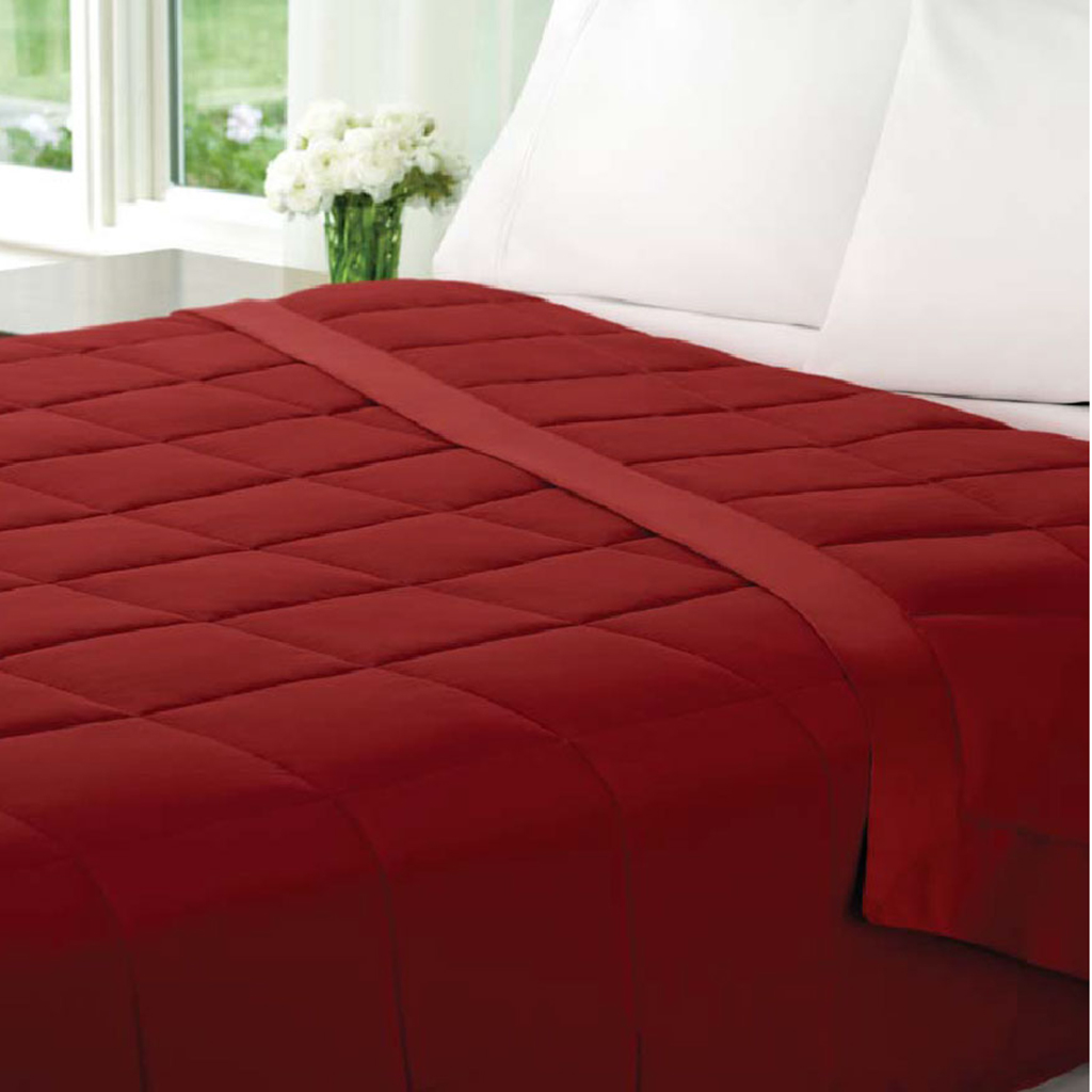 

Comfort Classics - Microfiber Alternative Down Blanket - Plum - King