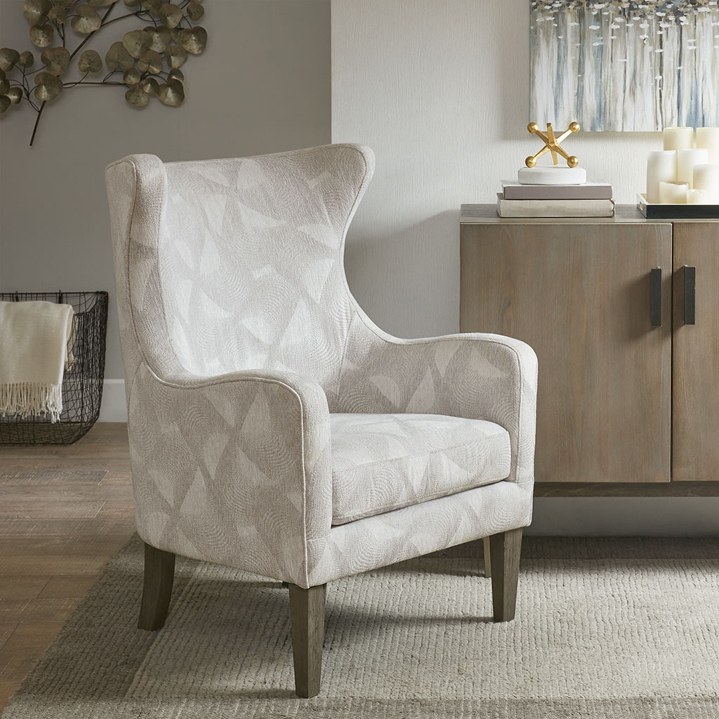 

Madison Park - Slade Accent Chair - Light Grey - See below