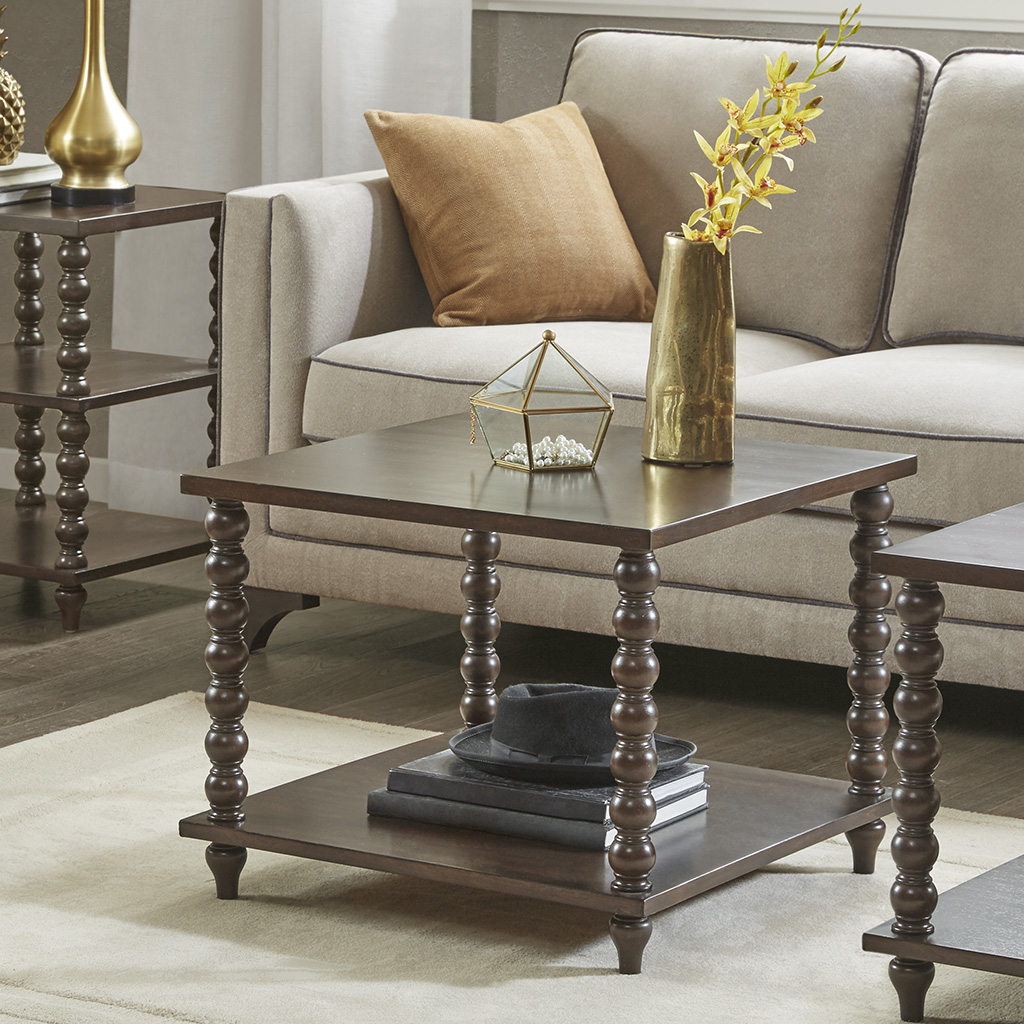 

Madison Park Signature - Beckett Square Coffee Table - Morocco Brown - See below