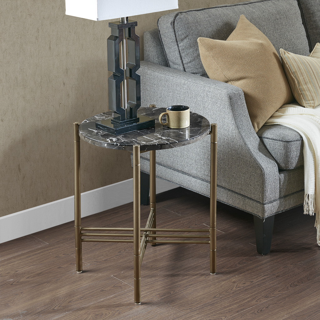 

Madison Park Signature - Rowen Side Table - Bronze - See below