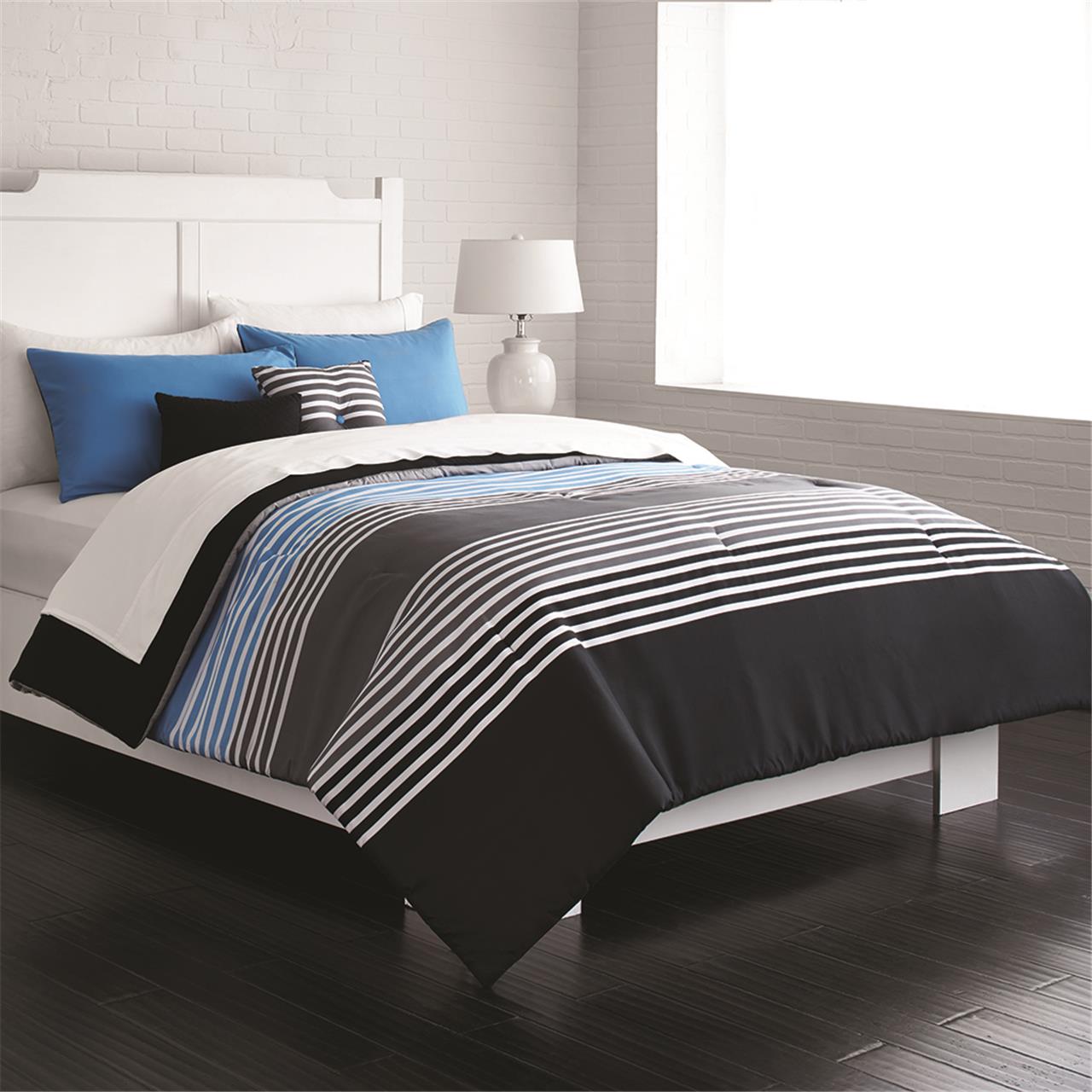 

Madison Park - Collin 5 Piece Comforter Set - Multi - Full/Queen