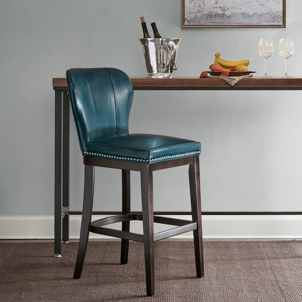 

Madison Park - Hilton Bar Stool - Blue/Brown - See below