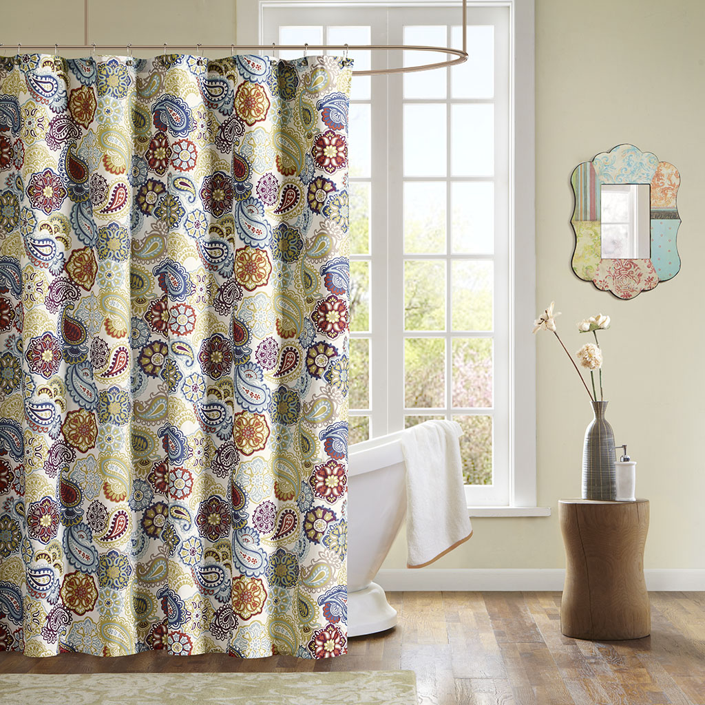 

Mi Zone - Tamil Shower Curtain - Multi - 72x72