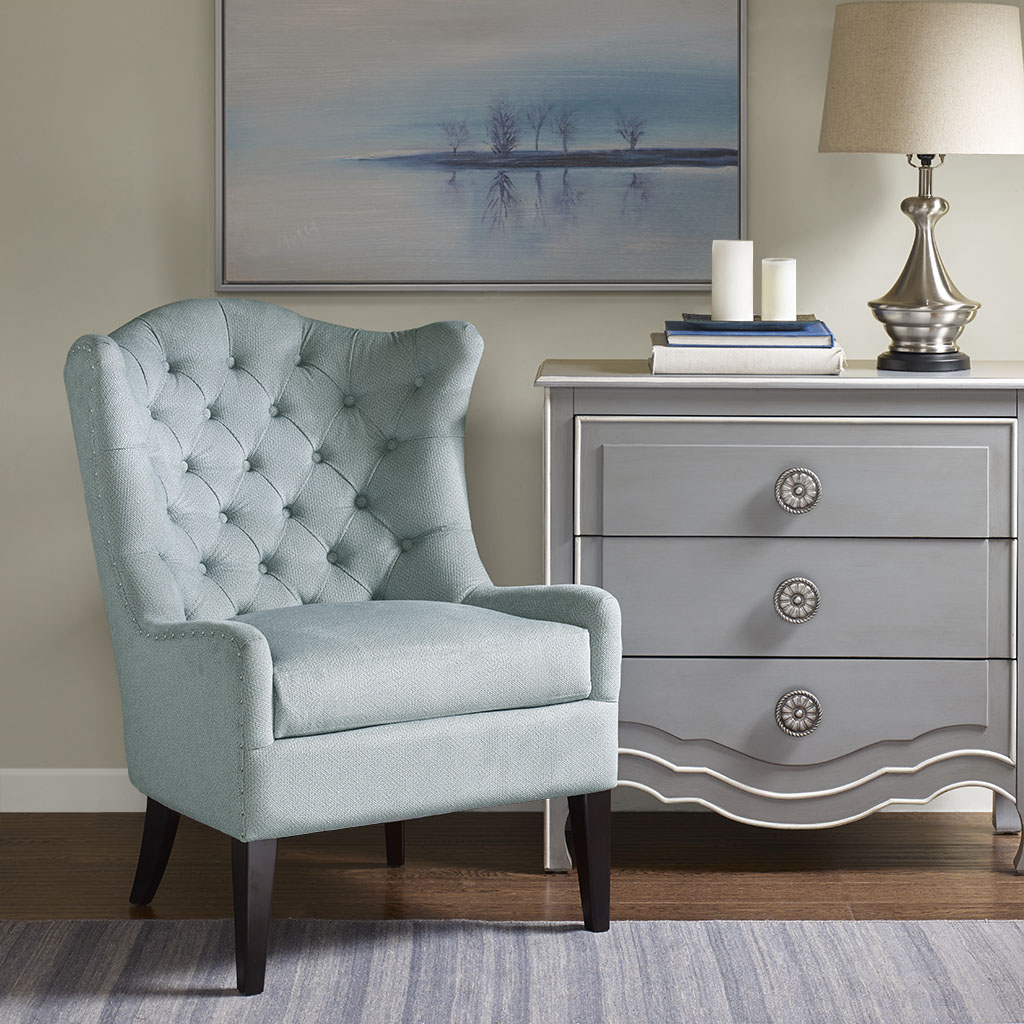 

Madison Park - Montini Accent Chair - Light Blue - See below