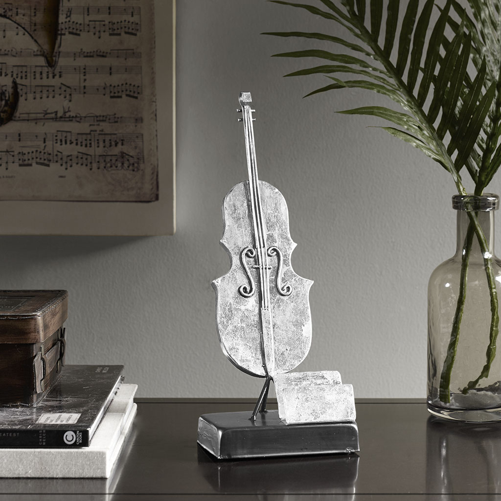 

Madison Park - Cello Decor - Silver - Cello
