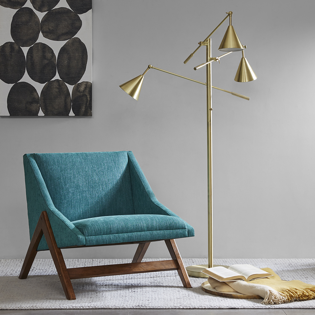 

INK+IVY - Sullivan Floor Lamp - Gold - See below