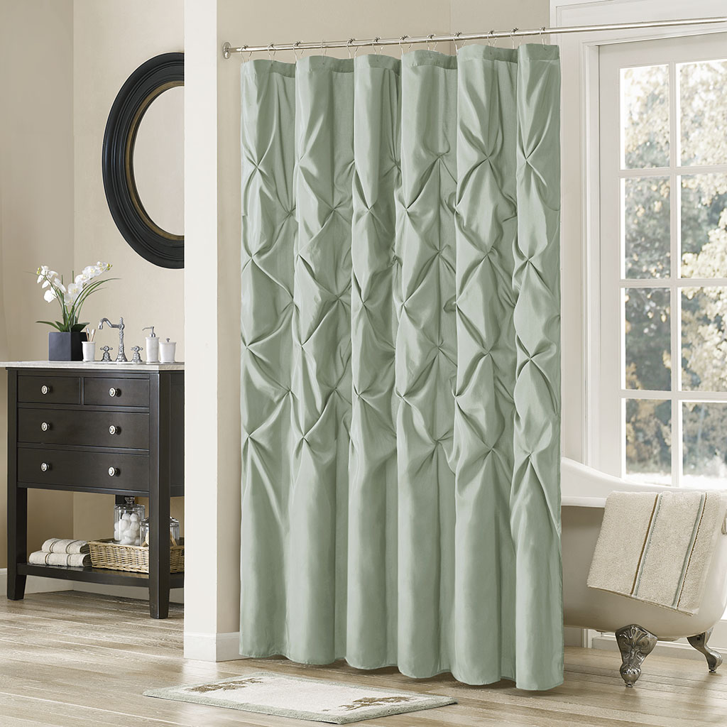 

Madison Park - Laurel Shower Curtain - Seafoam - 72x72