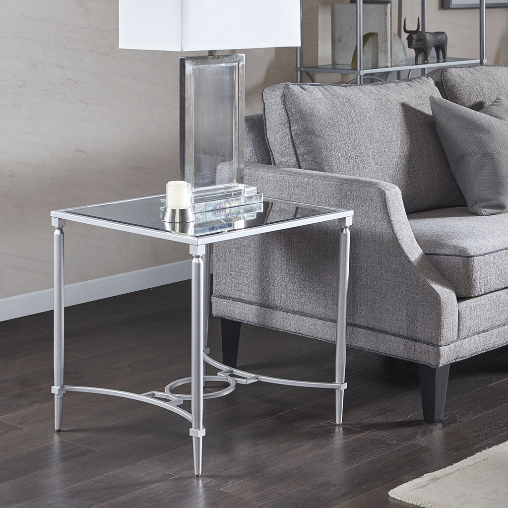 

Madison Park Signature - Turner End Table - Silver - See below