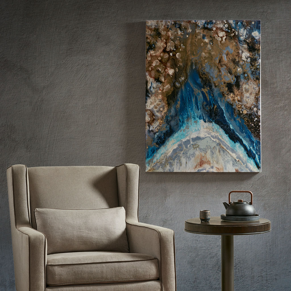 

Tao - Expression Glass Coat Printed Canvas - Blue - See below