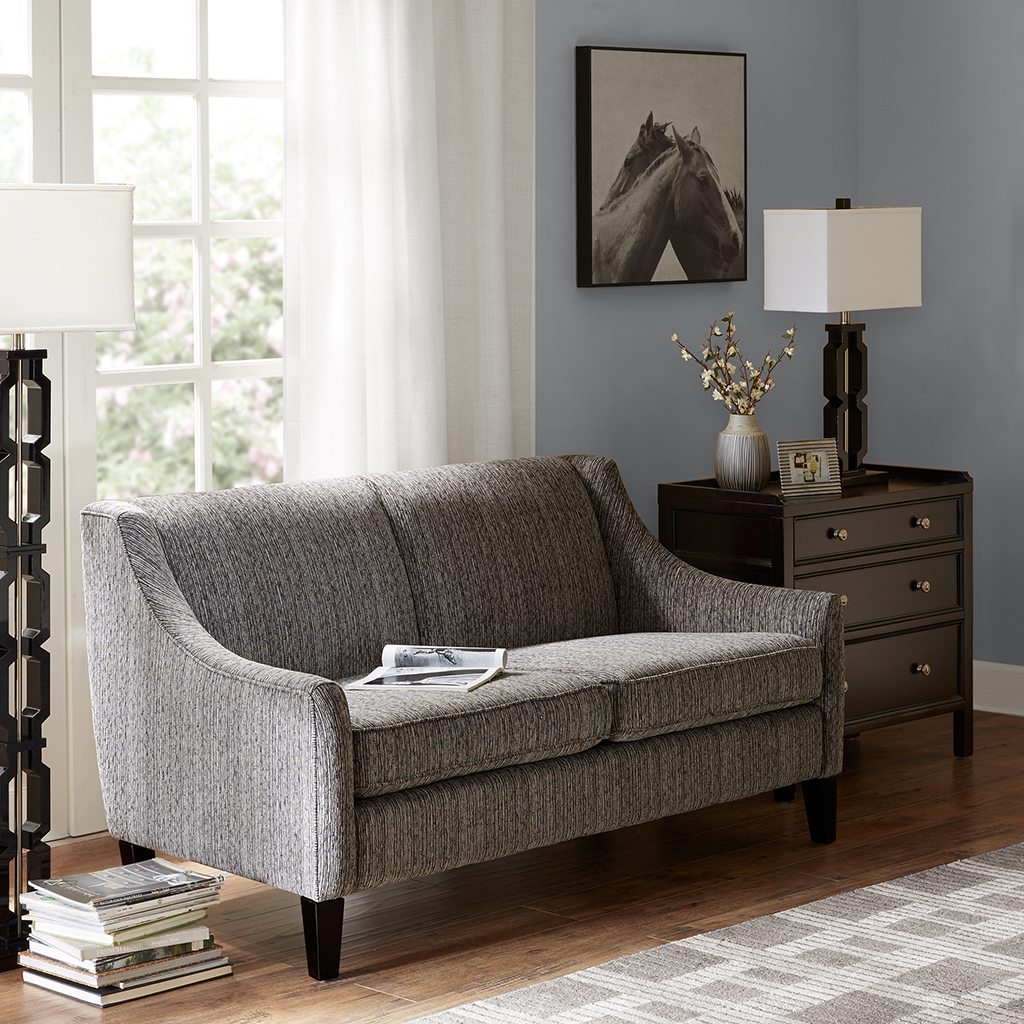 

Madison Park Signature - Addison Loveseat - Multi/Black Noir - See below