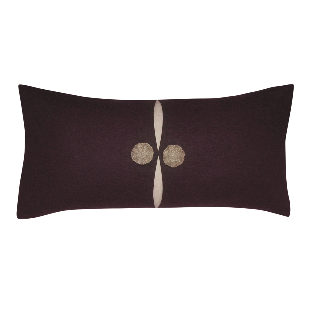 

Tao - Mantra Oblong Pillow - Brown - 12x24