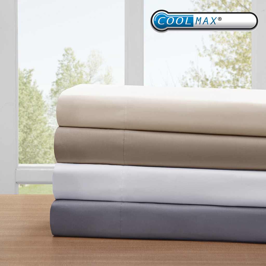 

Sleep Philosophy - Smart Cool Cotton Sheet Set - Ivory - King