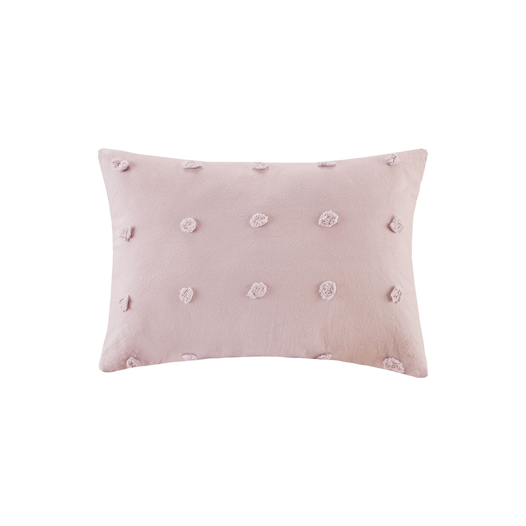 

Urban Habitat - Brooklyn Cotton Jacquard Pom Pom Oblong Pillow - Pink - 14x20