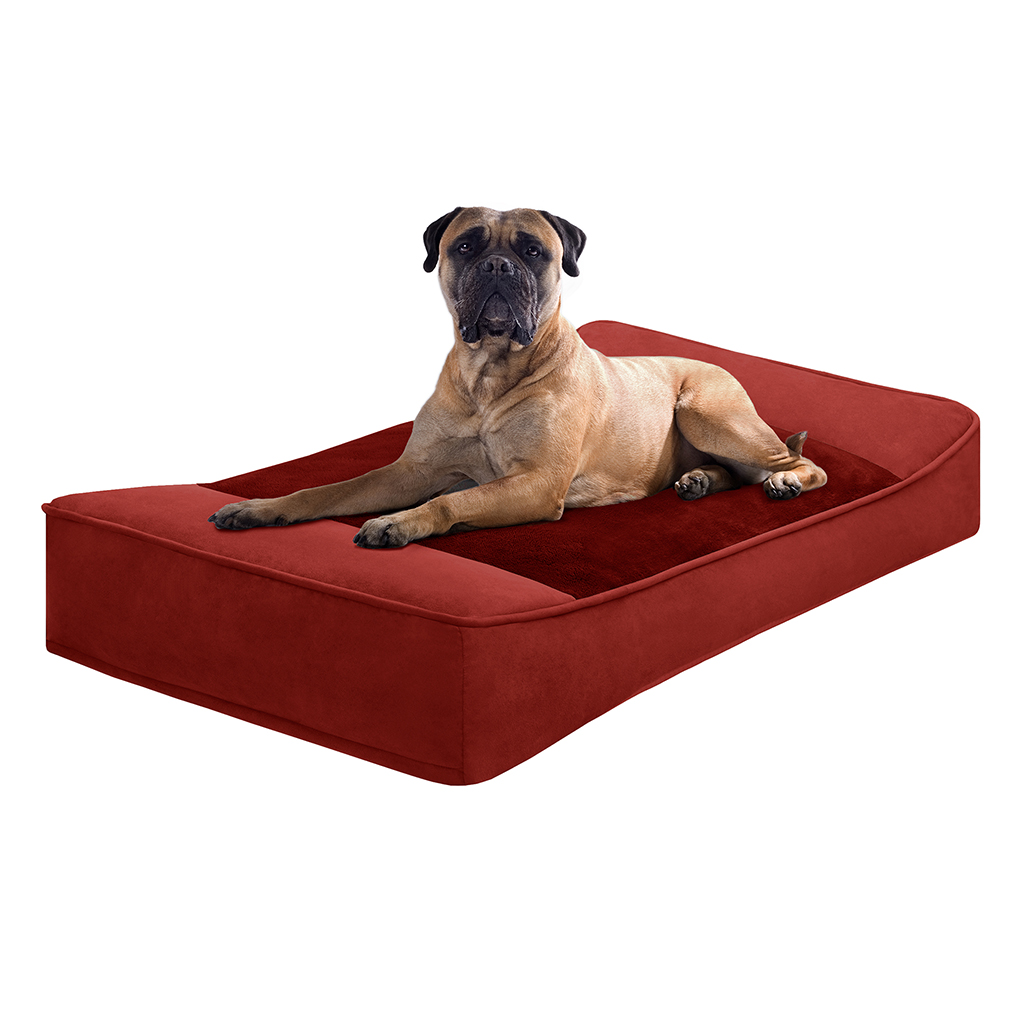

Soft Touch - Pillow Top Stretch Lounge Lounge - Red - See below