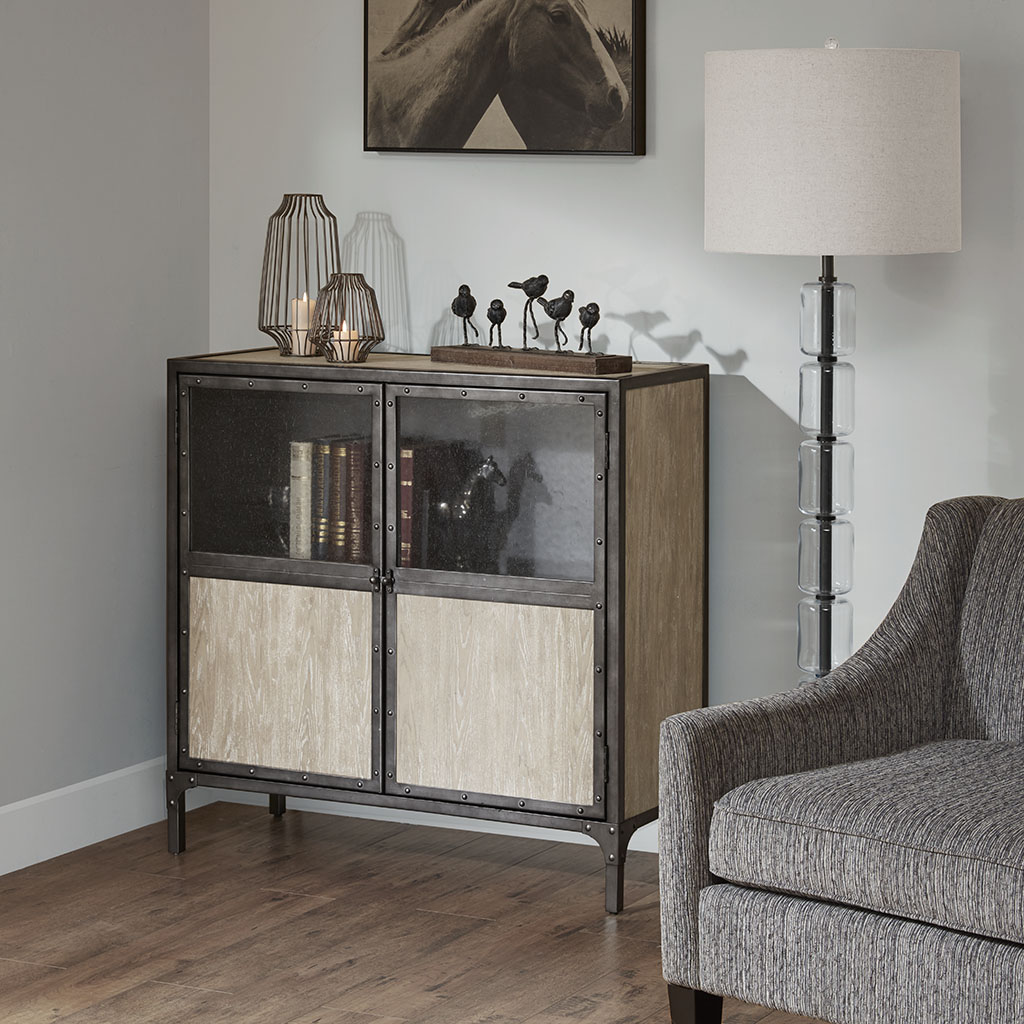 

Madison Park - Cirque 2 Doors Accent Cabinet - Natural - See below