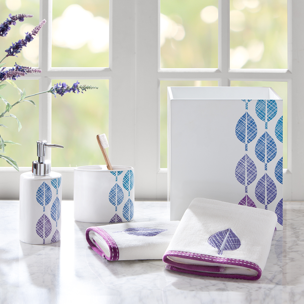 

Madison Park - Central Park 5 Piece Bath Accessory Set - Blue - One Size