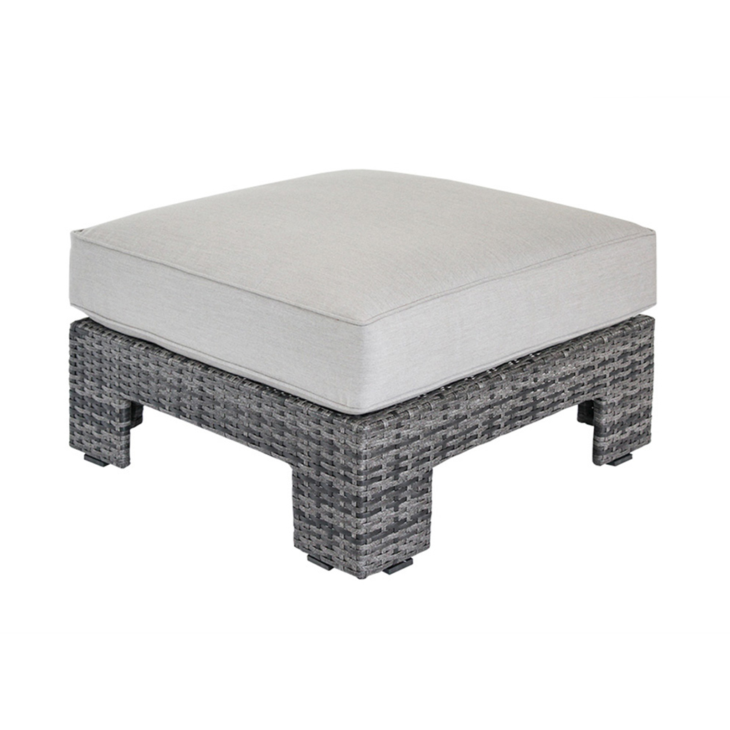 

Madison Park - Scarlett Outdoor Ottoman - Dark Grey/Grey - See below