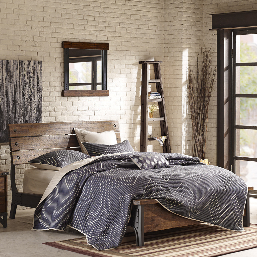 

INK+IVY - Lancaster Bed - Amber - Queen