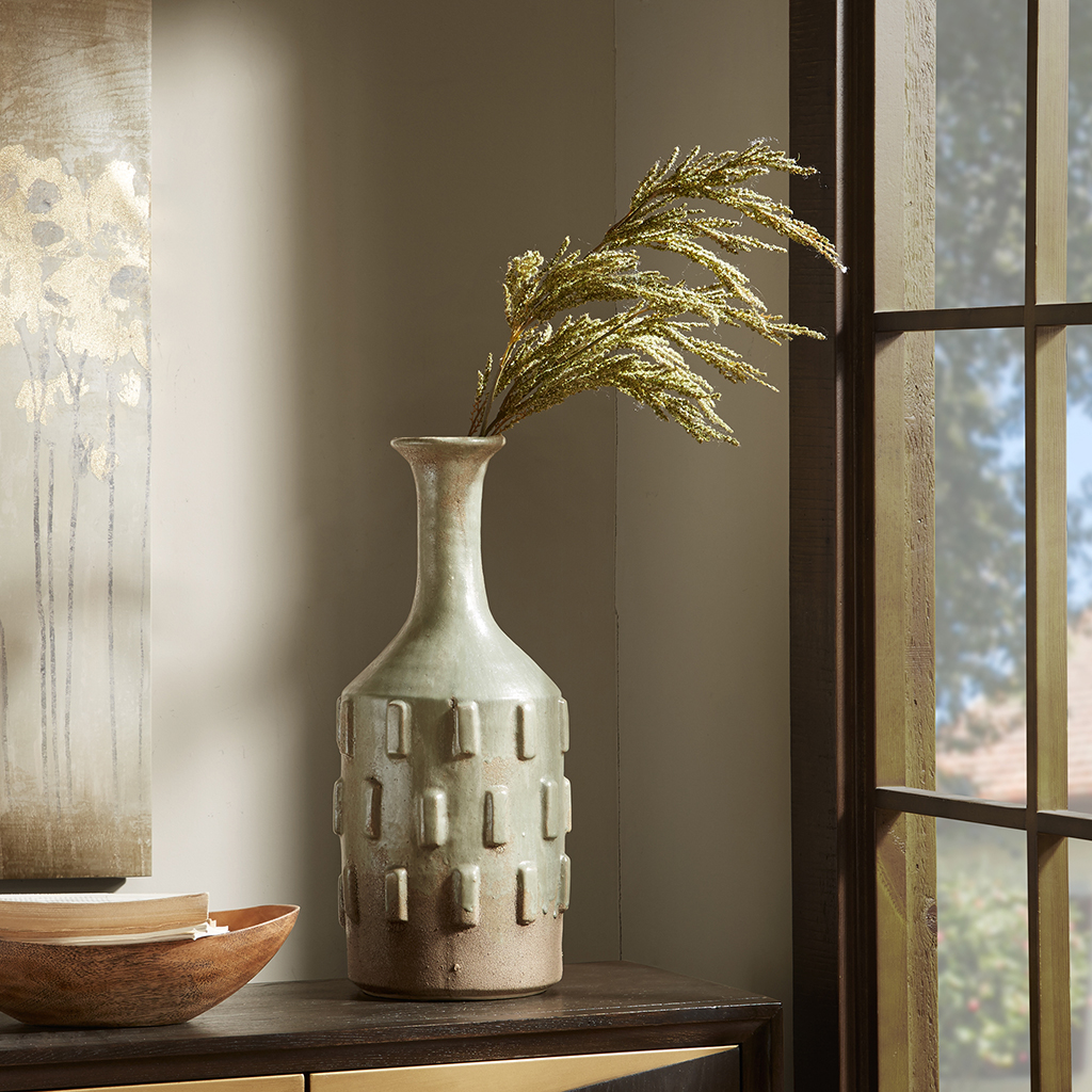 

Madison Park - Cyrus Handmade Ceramic Vase - Green - Large