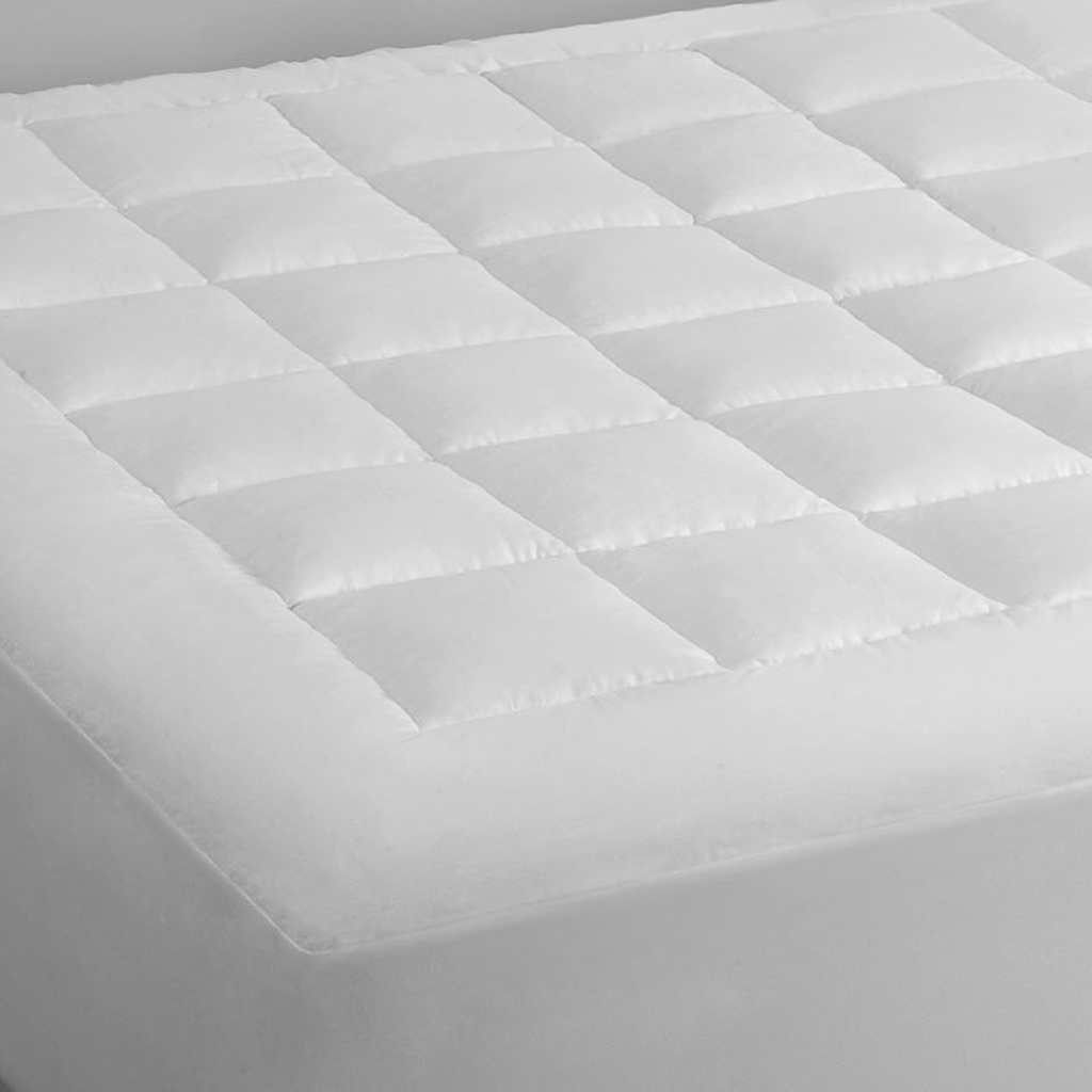 

Comfort Classics - Hunk Pad Microfiber Mattress Pad - White - Twin